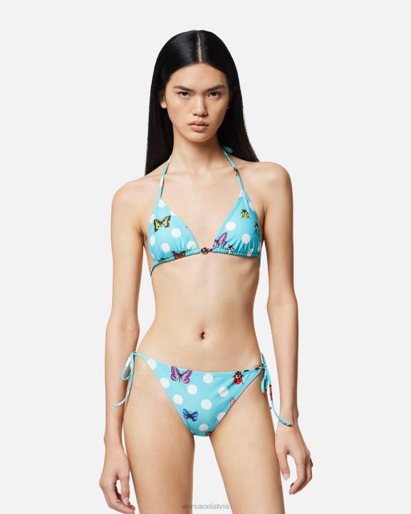 zils apakšveļa un pludmales apģērbs Versace 806B1132 sievietes tauriņi bikini bikses
