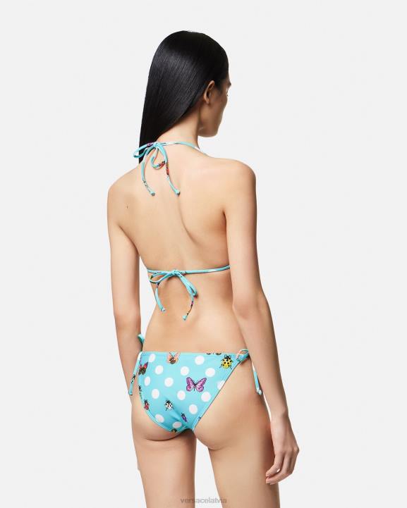 zils apakšveļa un pludmales apģērbs Versace 806B1132 sievietes tauriņi bikini bikses