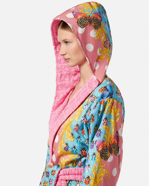 drukāt apakšveļa un pludmales apģērbs Versace 806B1080 sievietes tauriņi īss peldmētelis