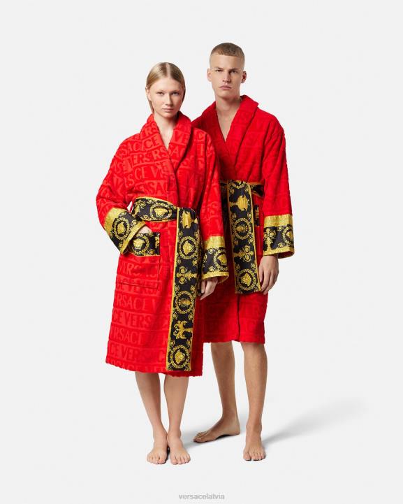 sarkans apakšveļa un pludmales apģērbs Versace 806B1092 sievietes i baroka peldmētelis