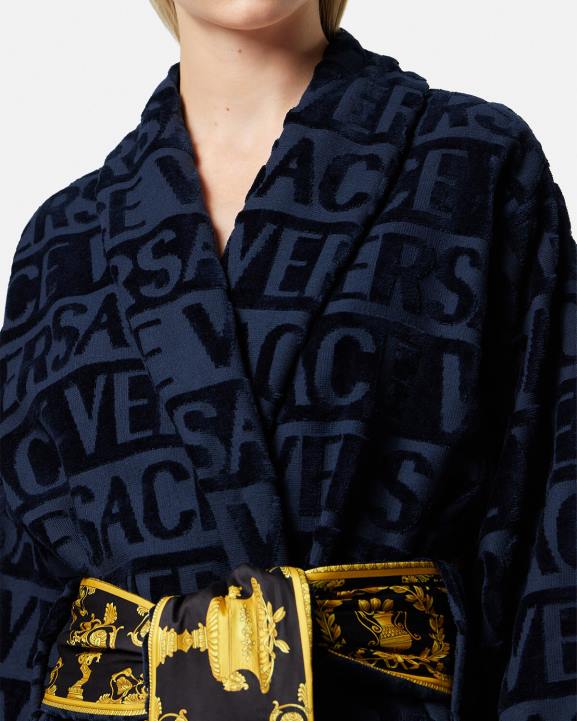 zils apakšveļa un pludmales apģērbs Versace 806B1091 sievietes i baroka peldmētelis