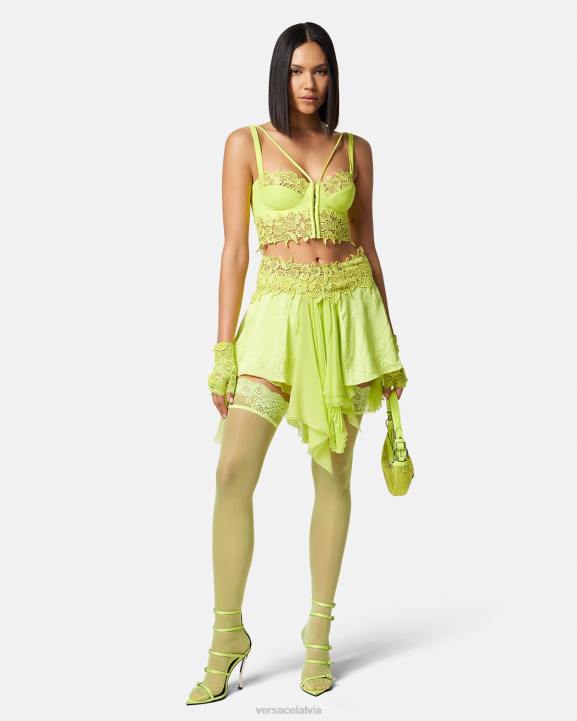 laims apakšveļa un pludmales apģērbs Versace 806B1112 sievietes mežģīņu zeķes