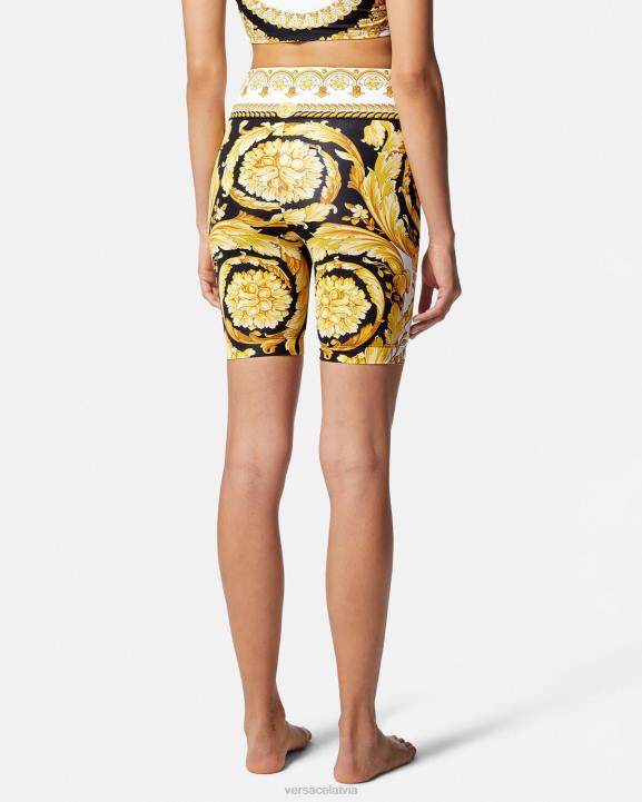 drukāt apģērbs Versace 806B230 sievietes barocco sporta zāles velošorti
