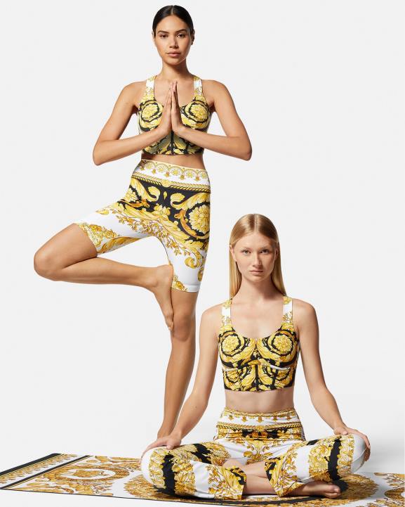 drukāt apģērbs Versace 806B230 sievietes barocco sporta zāles velošorti