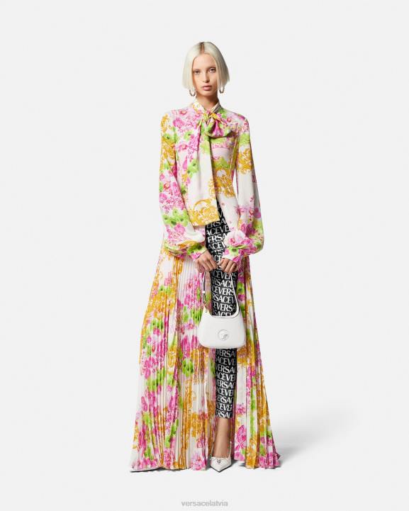 melns un apdrukāts apģērbs Versace 806B211 sievietes viscaur legingi