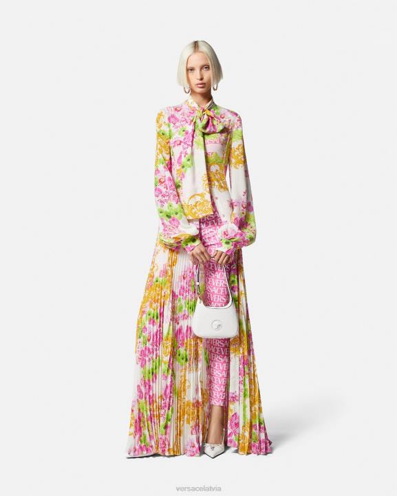 rozā un apdruka apģērbs Versace 806B212 sievietes viscaur legingi