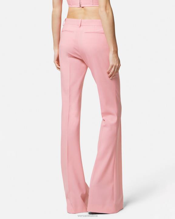 viena krāsa apģērbs Versace 806B120 sievietes platās bikses