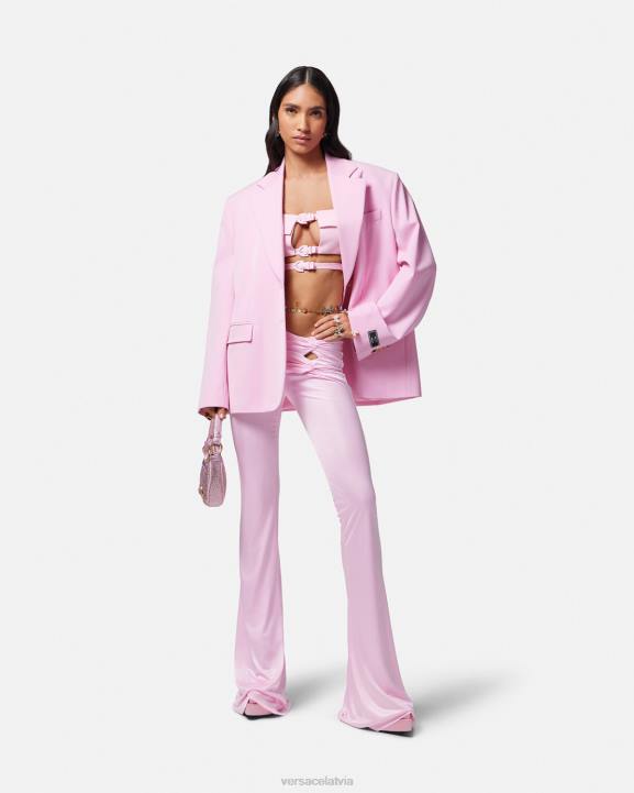 viena krāsa apģērbs Versace 806B122 sievietes mezgloti uzliesmojoši bikses