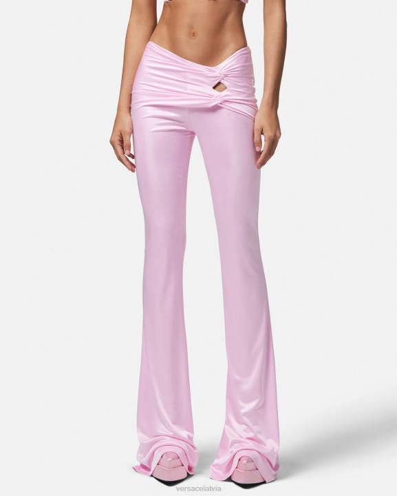 viena krāsa apģērbs Versace 806B122 sievietes mezgloti uzliesmojoši bikses