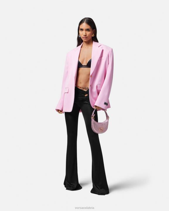 viena krāsa apģērbs Versace 806B190 sievietes mezgloti uzliesmojoši bikses