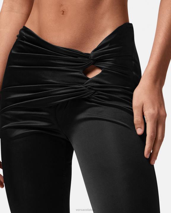 viena krāsa apģērbs Versace 806B190 sievietes mezgloti uzliesmojoši bikses