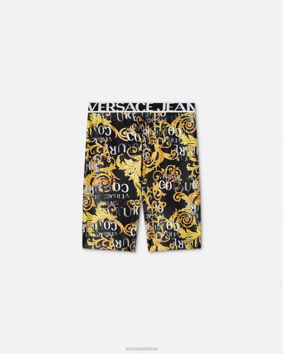 viena krāsa apģērbs Versace 806B2239 sievietes logo couture velošorti