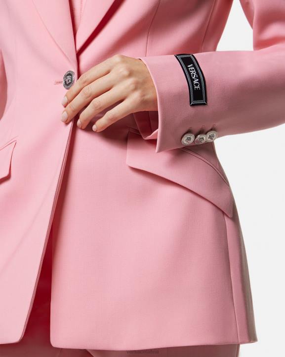 viena krāsa apģērbs Versace 806B108 sievietes medusa vienrindas žakete