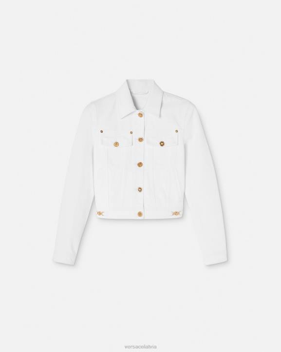 balts apģērbs Versace 806B81 sievietes medusa '95 džinsu jaka