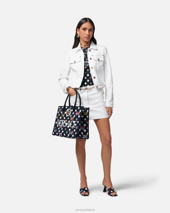 balts apģērbs Versace 806B81 sievietes medusa \'95 džinsu jaka