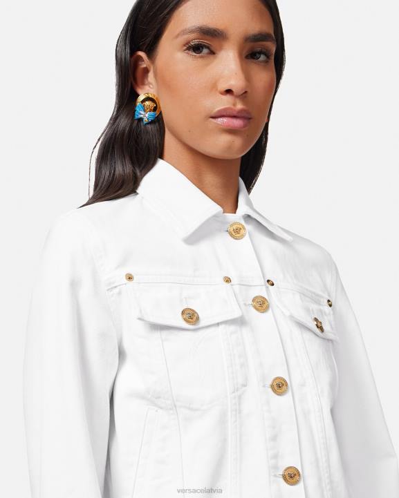 balts apģērbs Versace 806B81 sievietes medusa \'95 džinsu jaka