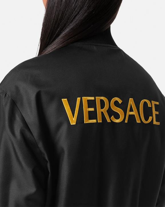 drukāt apģērbs Versace 806B88 sievietes barocco reversable bomber jaka