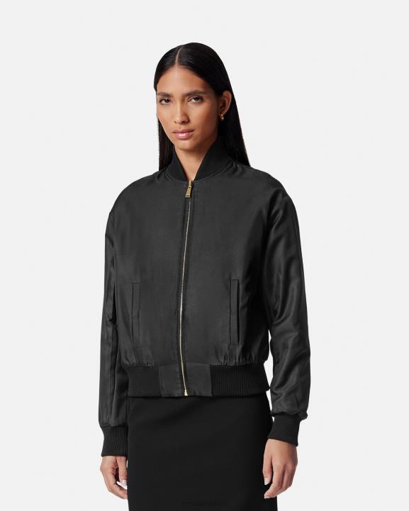 drukāt apģērbs Versace 806B88 sievietes barocco reversable bomber jaka