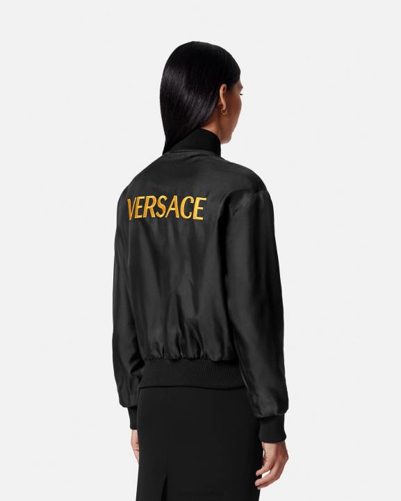 drukāt apģērbs Versace 806B88 sievietes barocco reversable bomber jaka