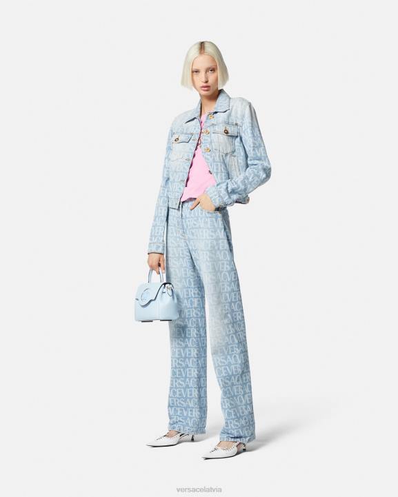 zils apģērbs Versace 806B87 sievietes visa veida džinsa jaka