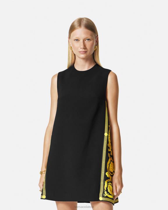 drukāt apģērbs Versace 806B28 sievietes barocco mini kleita