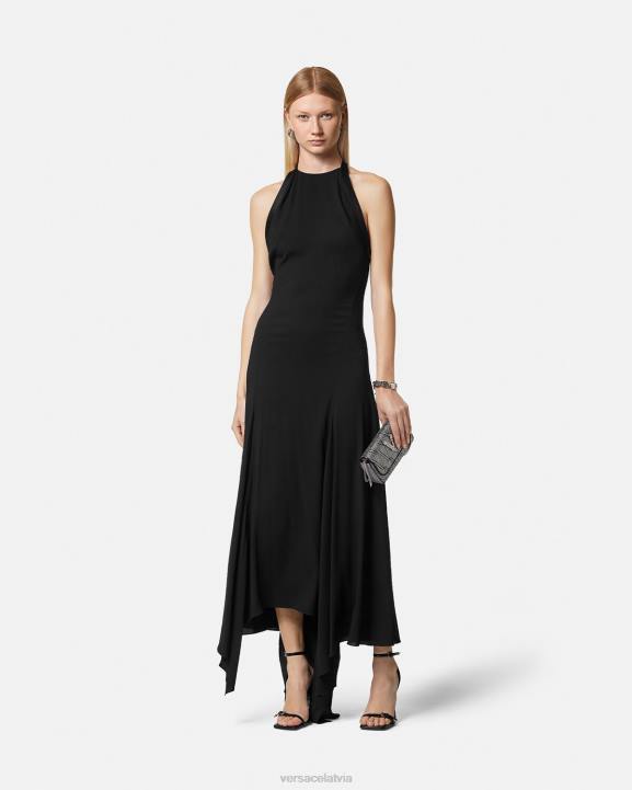 viena krāsa apģērbs Versace 806B21 sievietes bantīte ar apkakli
