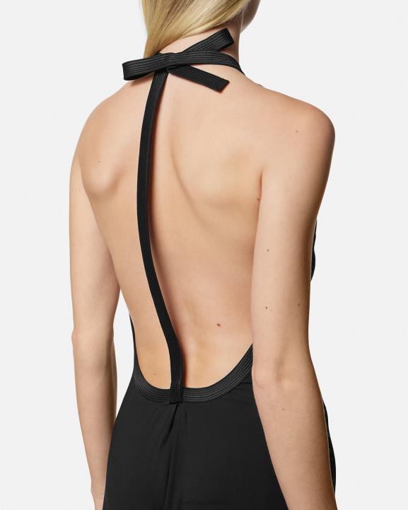 viena krāsa apģērbs Versace 806B21 sievietes bantīte ar apkakli