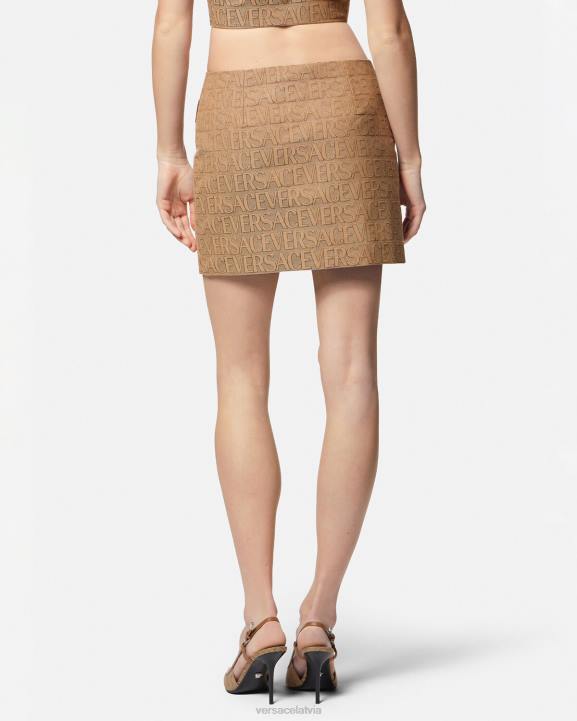 drukāt apģērbs Versace 806B164 sievietes viscaur mini svārki