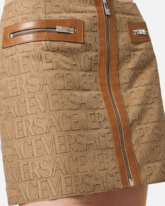 drukāt apģērbs Versace 806B164 sievietes viscaur mini svārki