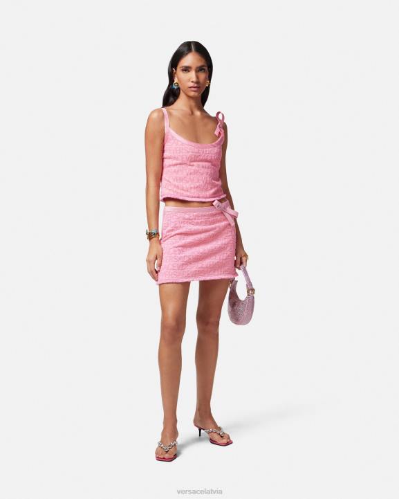 rozā apģērbs Versace 806B159 sievietes Visur drošības adatas mini svārki