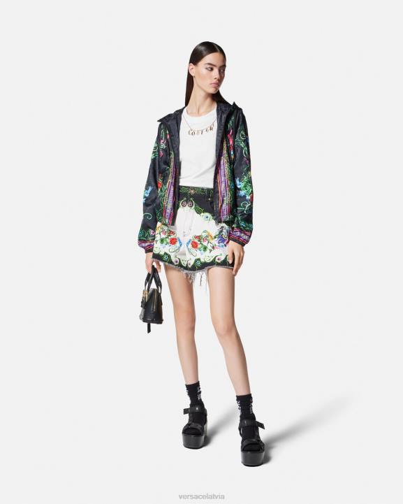 balts apģērbs Versace 806B2220 sievietes burvīgs t-krekls