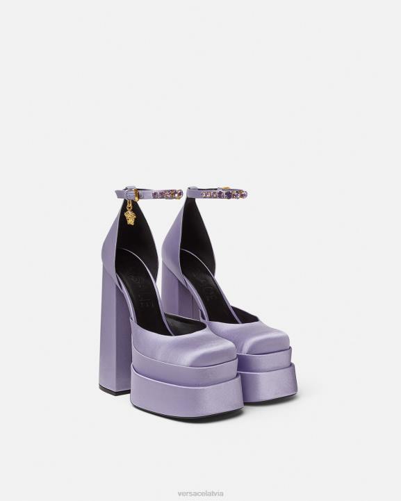ceriņi kurpes Versace 806B422 sievietes medusa aevitas platformas sūkņi