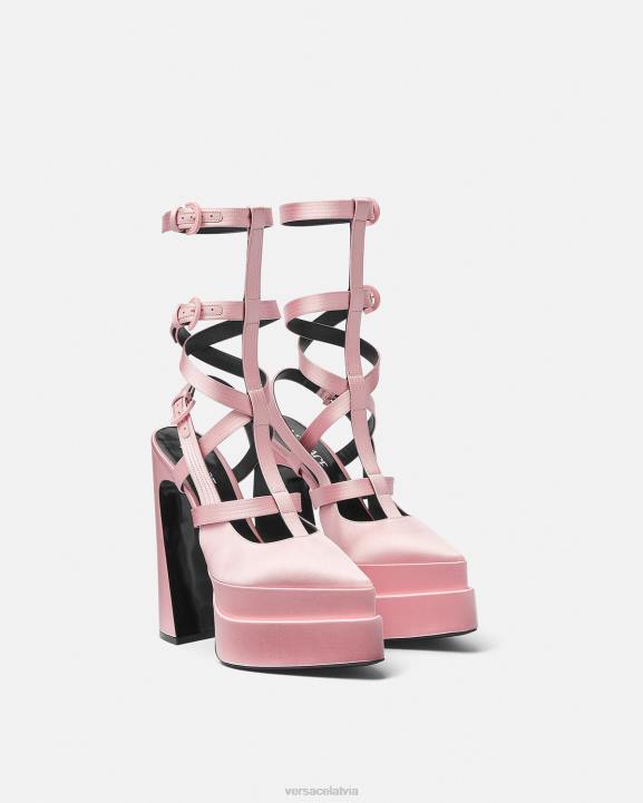 rozā kurpes Versace 806B405 sievietes aevitas pointy Cage platformas sūkņi
