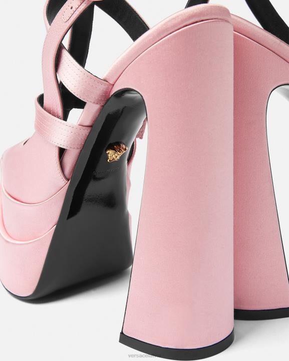 rozā kurpes Versace 806B405 sievietes aevitas pointy Cage platformas sūkņi