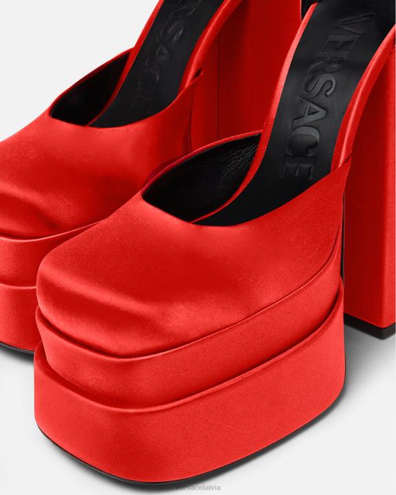 sarkans kurpes Versace 806B412 sievietes medusa aevitas platformas sūkņi