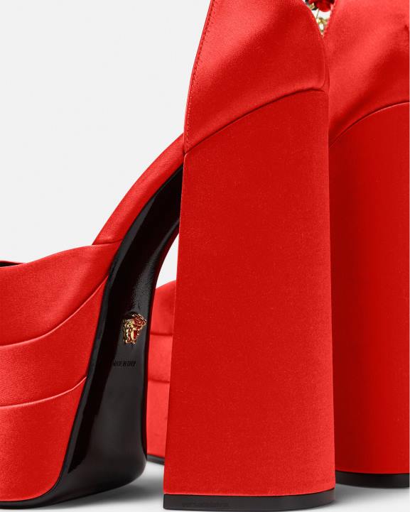 sarkans kurpes Versace 806B412 sievietes medusa aevitas platformas sūkņi