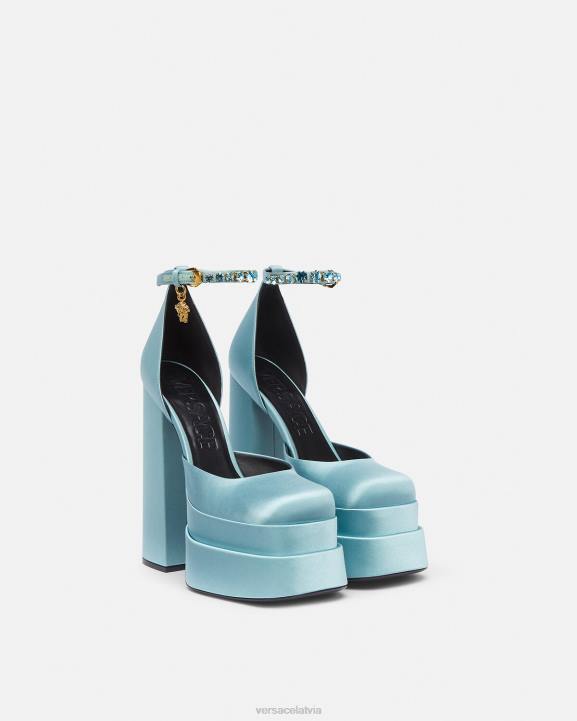viena krāsa kurpes Versace 806B413 sievietes medusa aevitas platformas sūkņi