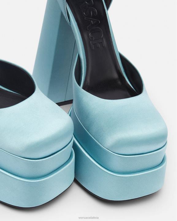 viena krāsa kurpes Versace 806B413 sievietes medusa aevitas platformas sūkņi