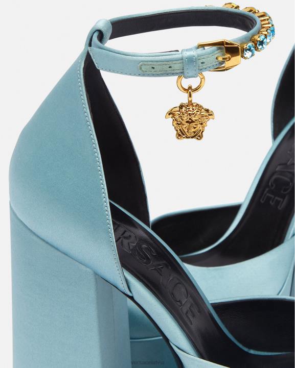 viena krāsa kurpes Versace 806B413 sievietes medusa aevitas platformas sūkņi