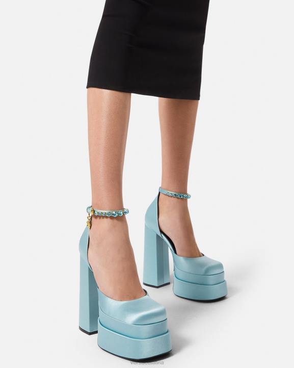 viena krāsa kurpes Versace 806B413 sievietes medusa aevitas platformas sūkņi