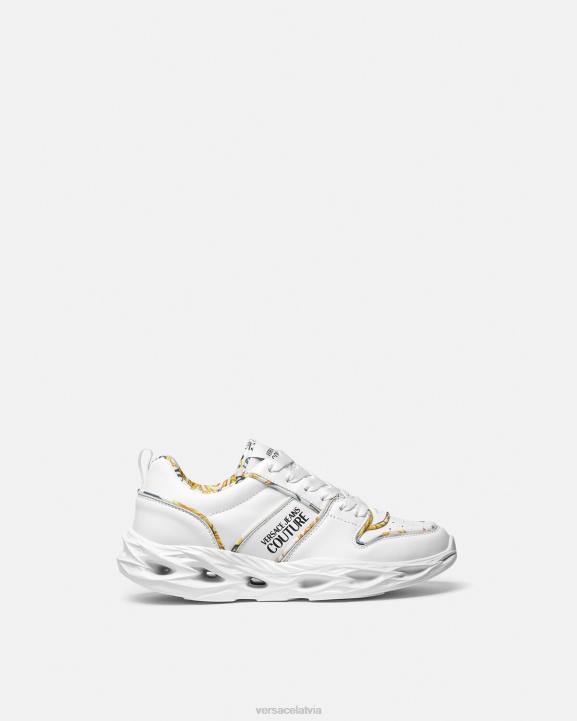 balts kurpes Versace 806B2302 sievietes logo couture okinawa kedas