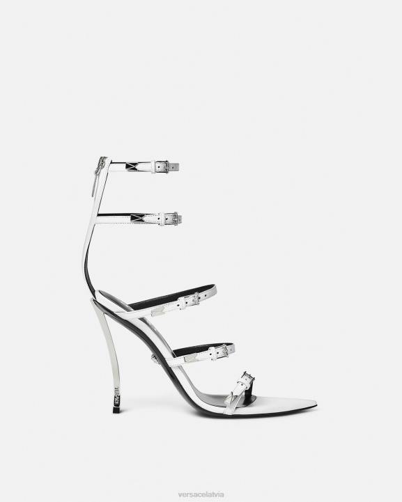 balts kurpes Versace 806B388 sievietes pin-point sandales