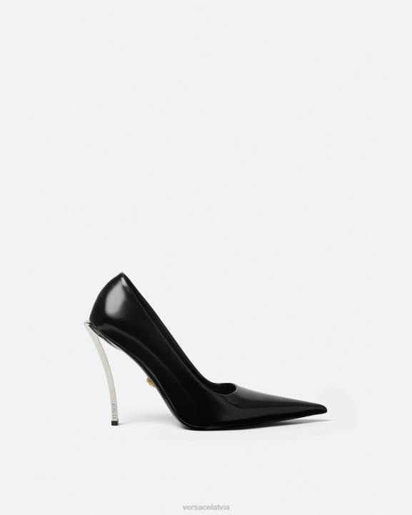 melns kurpes Versace 806B384 sievietes tapas sūkņi