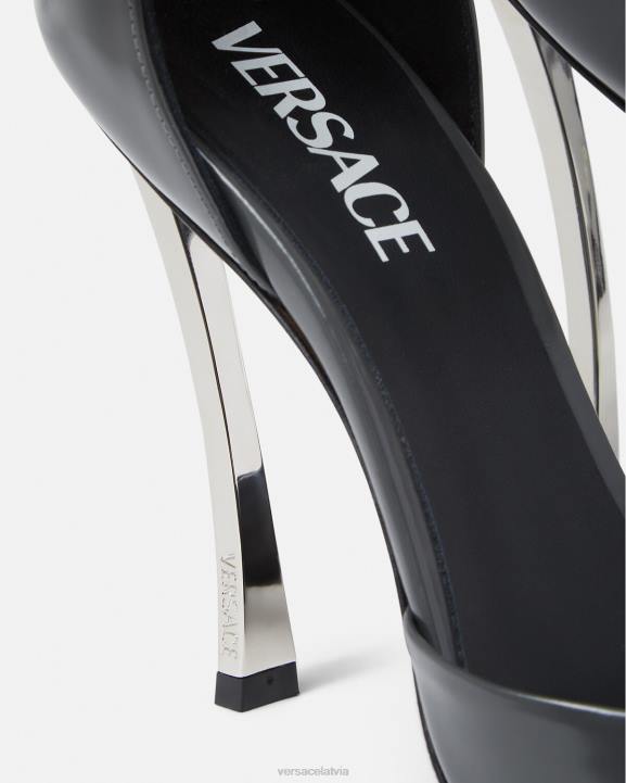 pelēks kurpes Versace 806B386 sievietes tapas sūkņi