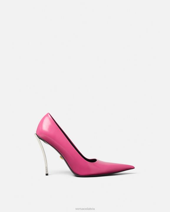 rozā kurpes Versace 806B396 sievietes tapas sūkņi