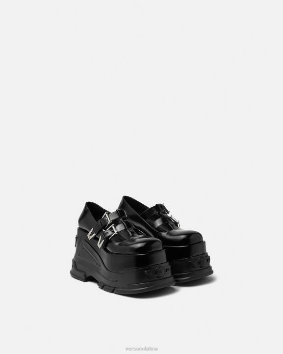 melns kurpes Versace 806B497 sievietes medusa himnas platformas sūkņi