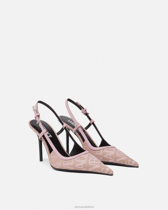 rozā kurpes Versace 806B482 sievietes visa veida sling-back sūkņi