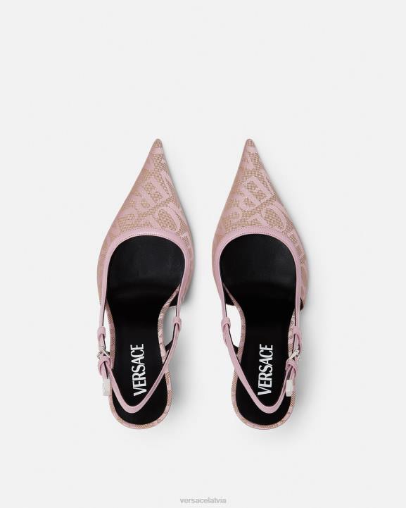 rozā kurpes Versace 806B482 sievietes visa veida sling-back sūkņi