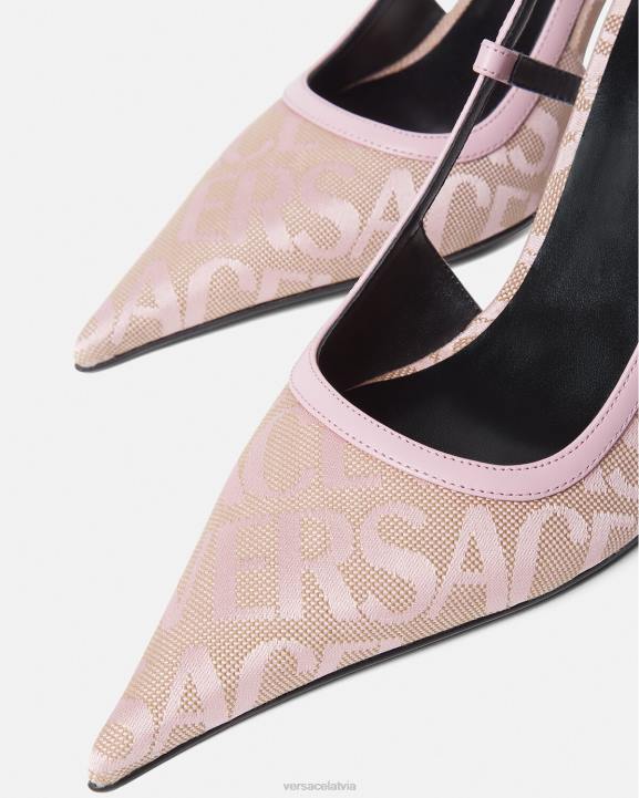rozā kurpes Versace 806B482 sievietes visa veida sling-back sūkņi