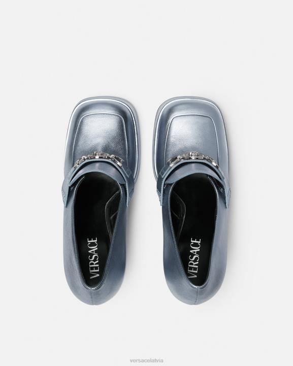 viena krāsa kurpes Versace 806B485 sievietes medusa \'95 metāla platformas sūkņi